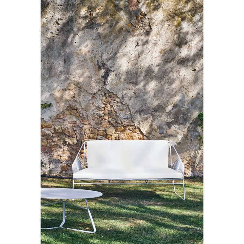 Causeuse Sandur, Taupe / argent