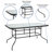 Elgin Patio Dining Set with Glass Table and Flex Stack Chairs-764840593-739368727
