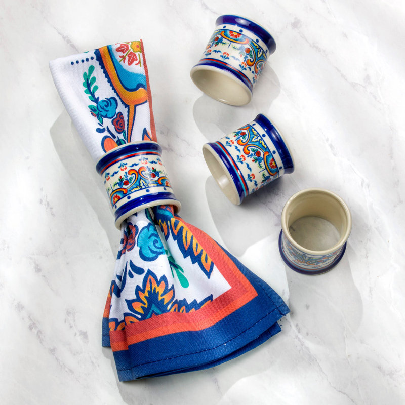 Zanzibar 4 Piece 20" Cotton Napkins Set