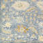 Tapis bleu / beige en laine touffeté à la main Conroe-1339153829