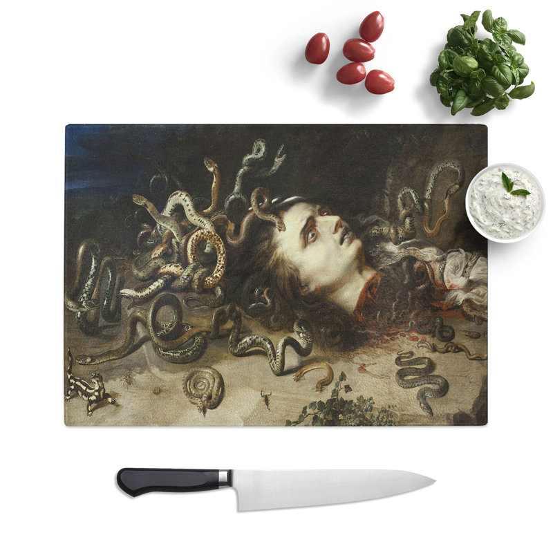 The Head of Medusa by Peter Paul Rubens Chopping Board, 28.5cm W x 39cm L