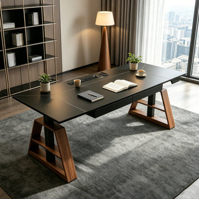 Bureau d'écriture avec tiroirs Black Stone