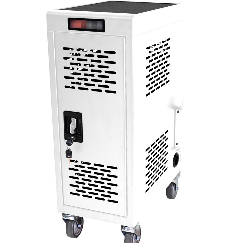16 support de charge verrouillable amovible pour ordinateur portable - blanc, gardez vos appareils portables en sécurité