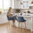 Ashwell Swivel Upholstered 26.8'' Linen Counter Stool With Solid Wood Frame-1071985610