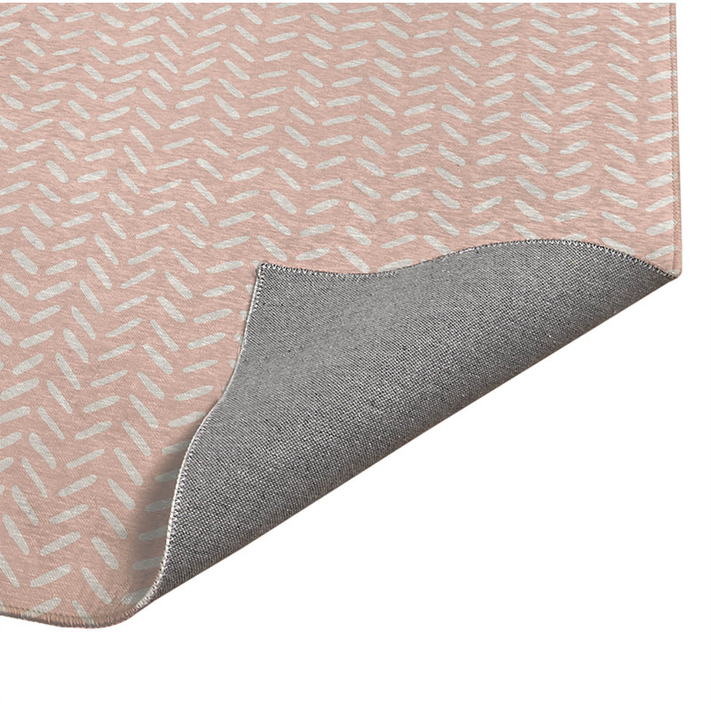 Tapis de bureau léger Dream Splat, L 6 pi x L 4 pi, Rose