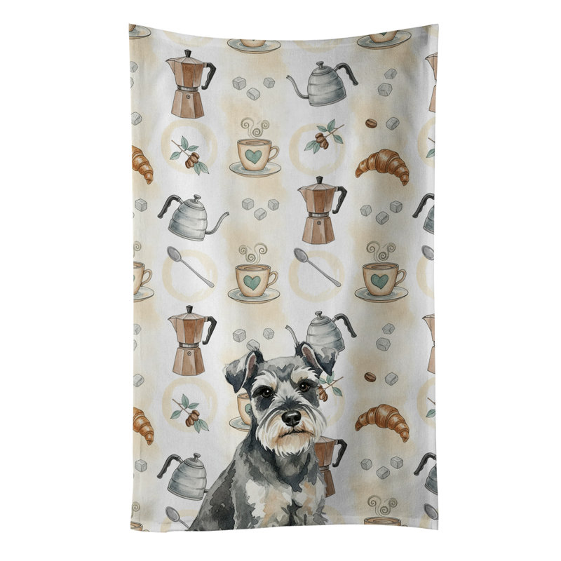 Serviette de cuisine miniature Schnauzer, Schnauzer miniature