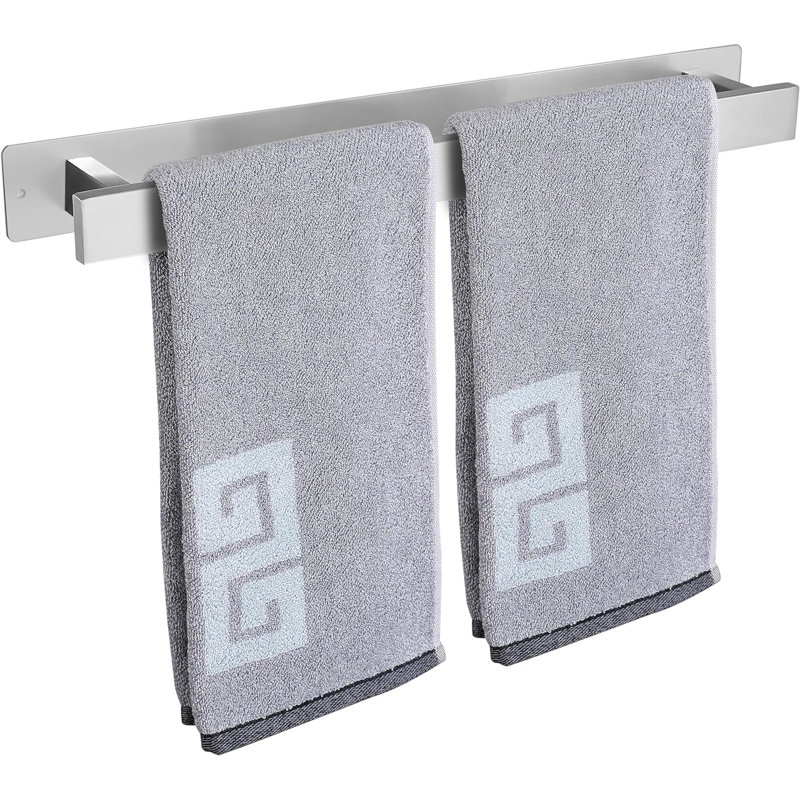 Porte-serviettes de salle de bain, Nickel brossé