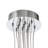 Lonzel 13-Light Dimmable Glass Cloud Bubble Chandelier