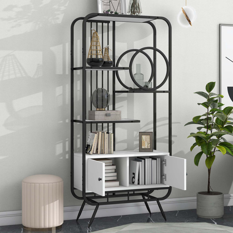 Ottley Library Bookcase Brayden Studio Finish: Pure White