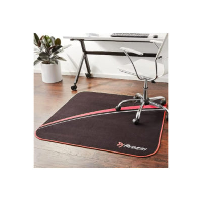 Arozzi - Padded Office/gaming Chair Floor Mat For Noise Dampening, Comfort, And Floor Protection - Red