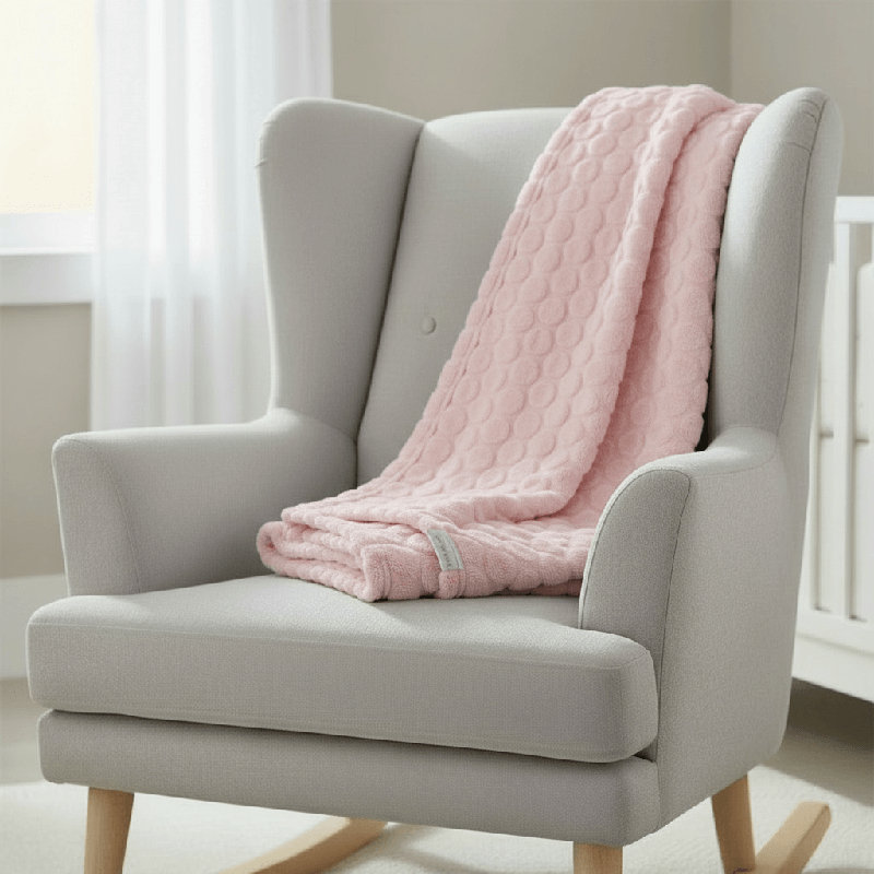 Marshmallow Baby Blanket, Pink