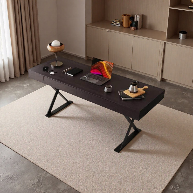 Bureau haut de gamme élégant, H 29,52 po x l 55,11 po x P 25,59 po