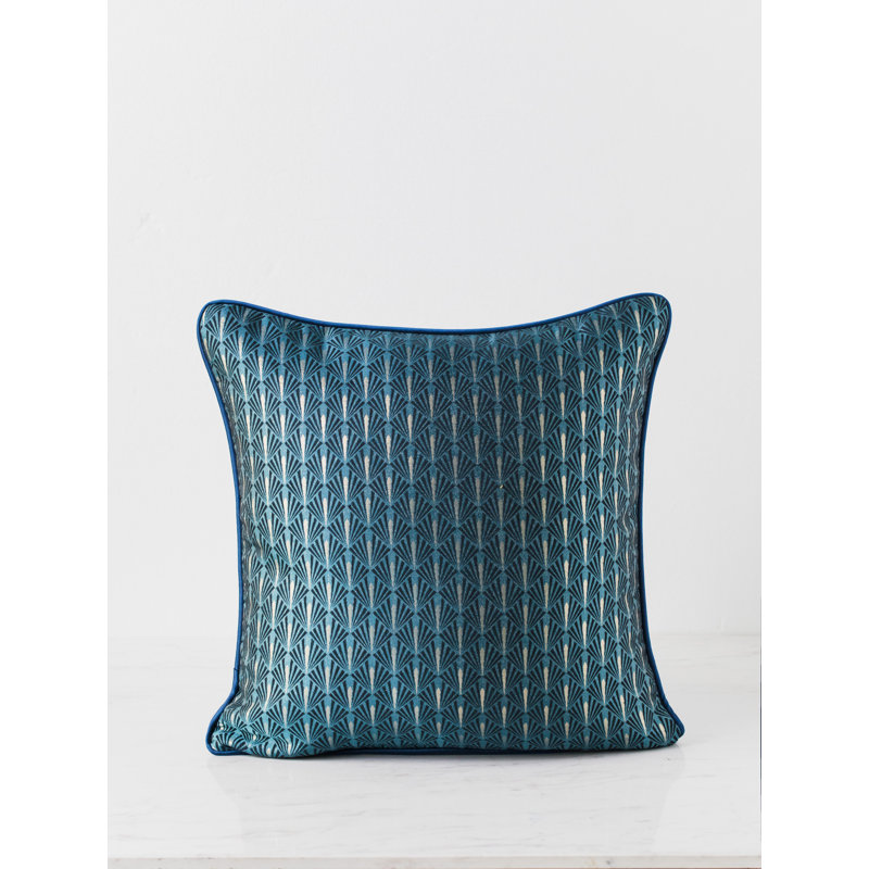 Housse de coussin carrée, Bleu