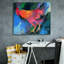 «Art Chicken» par Richard Wallich, art mural sur toile-1188284509