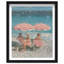 Retro Beach Bliss III Shadowbox Landscape & Nature Print by Oliver Gal, Black Frame, 16 x 20-404750016-404750042