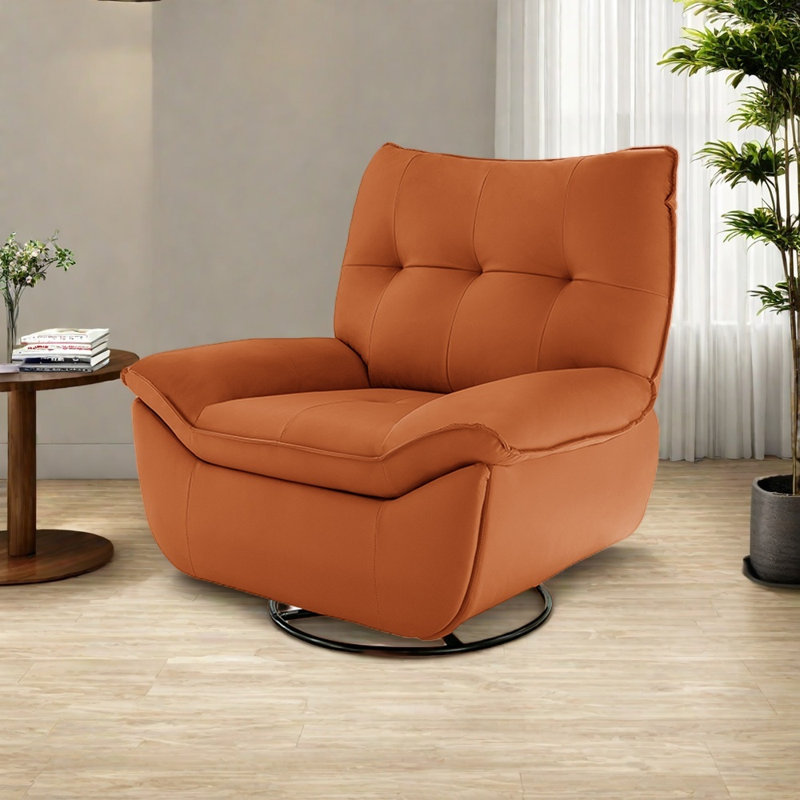 Comfortable 360° lounge chair, Orange