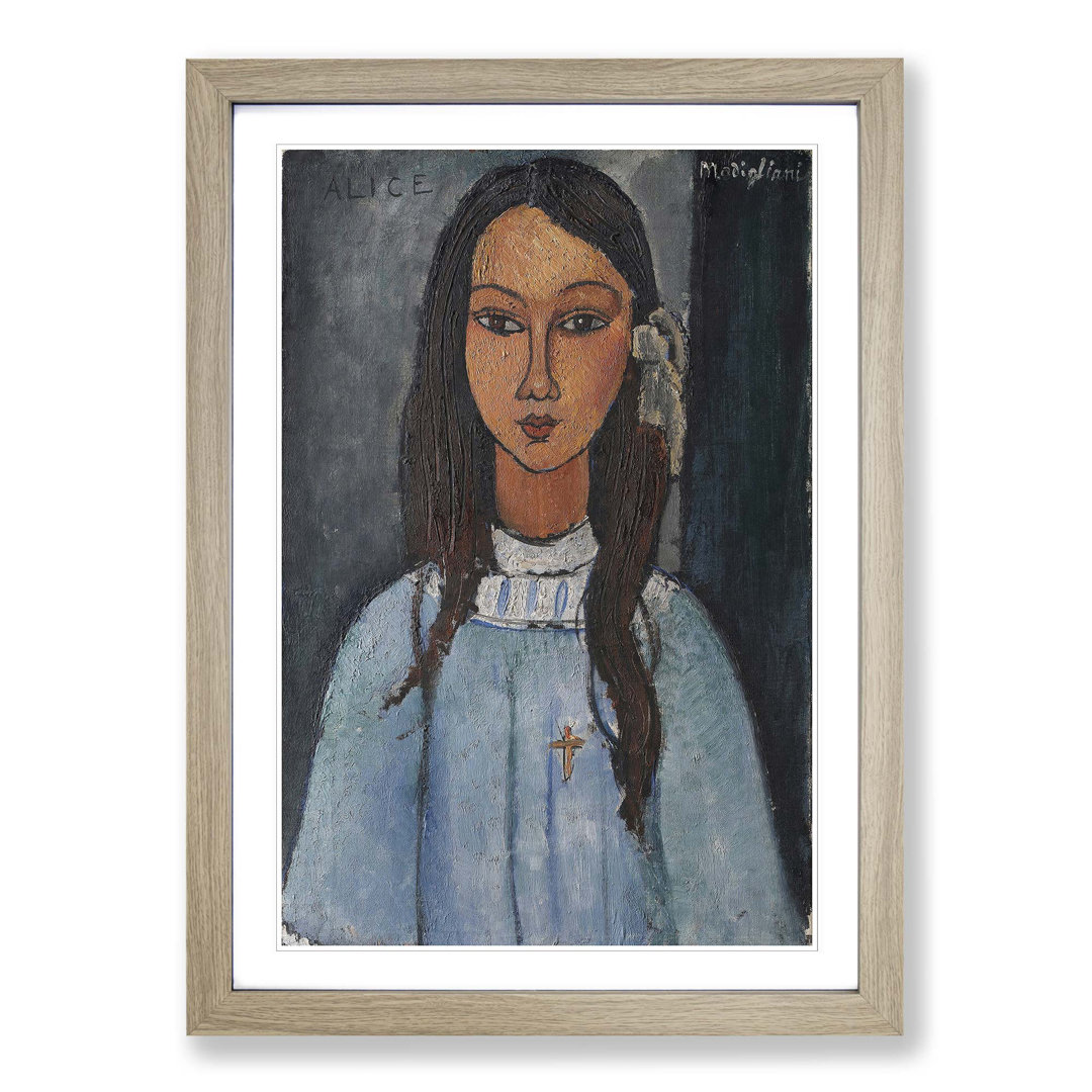 Alice by Amedeo Modigliani - Framed Print