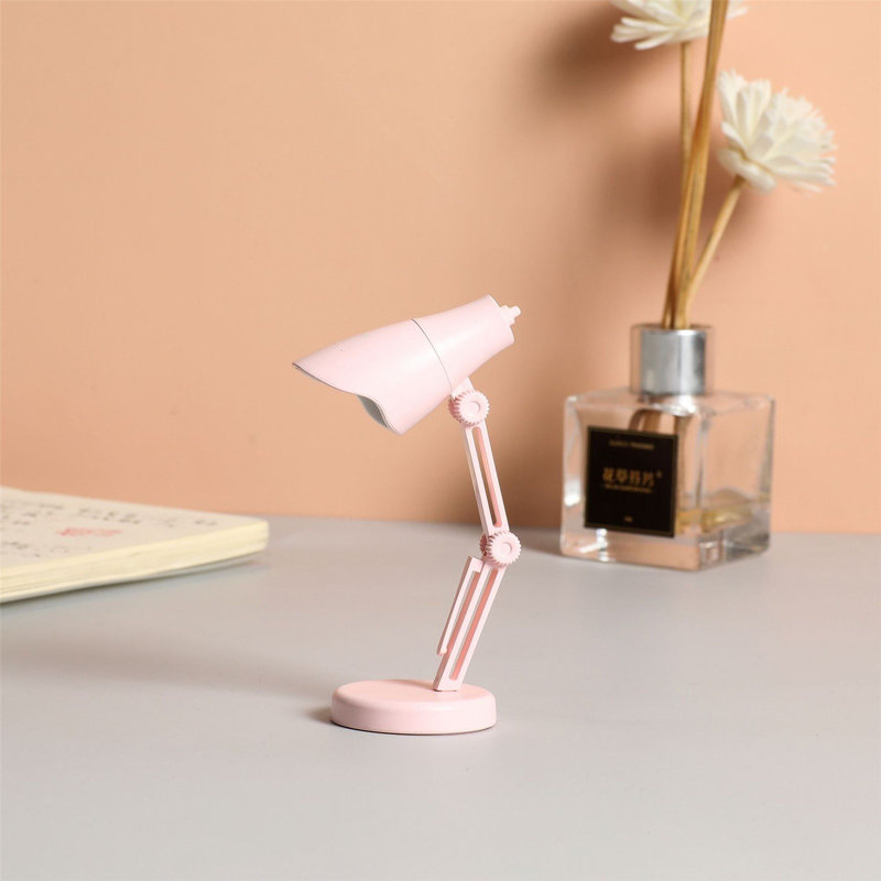 Mini lampe de bureau à DEL avec lampe de bureau, Pink