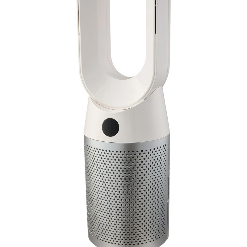 White Silver Bladeless Cooling Fan