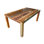 Eeli Mango Rectangular Solid Wood Top with Solid Wood Base Dining Table