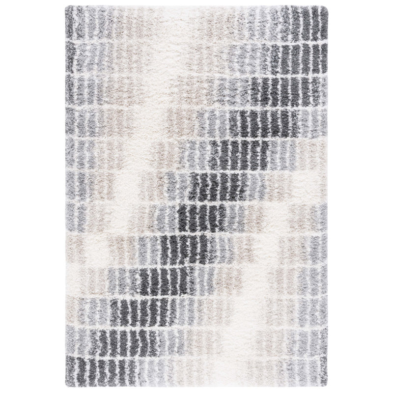 Fontana 823 Area Rug In Ivory / Grey, Runner 2'3" x 8'