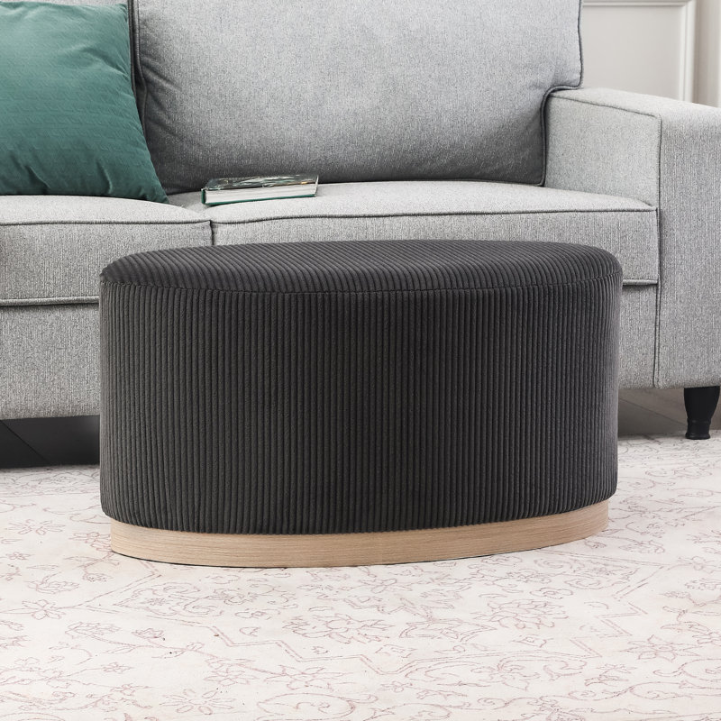 Banc elliptique souple, Gris foncé