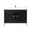 Ensemble de meuble-lavabo simple 48 po Kesia avec comptoir en pierre composite blanc de Carrare sans miroir-1573280110-1573280111