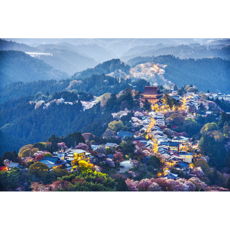 Amylee Yoshinoyama, Japon sur toile par Seanpavone, H 24 po x l 36 po x P 1,25 po
