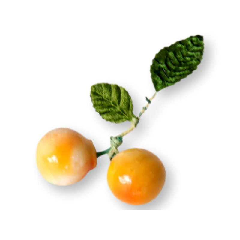 1960S Italian Alabaster Rainier Cherry Cluster