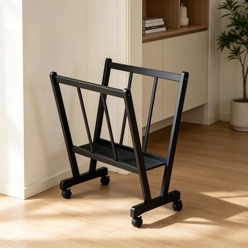 Magazine Rack, Black