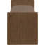 Banc rembourré en tissu brun Hickory-844275109-844275110