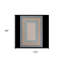 8' X 11' Blue And Beige Handmade Indoor Outdoor Area Rug