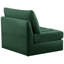Velours vert Jacob sans accoudoirs-911931185
