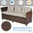 6 - Person Patio Conversation Sets with Cushions