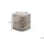 Classic 42cm Wide Square No Pattern Pouf Ottoman