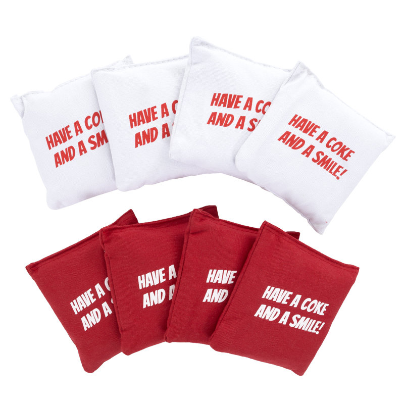 Hey Play Coca-Cola Can Manufactured Wood Cornhole Set