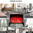 24 Inch Three Sided Glass Electric Fireplace - 5000 /H Heat, 11 Temperature Adjustments, 4 Flame Colours, 5 Brightness Levels, Infrared Quartz Heating, Freestanding, Easy To Install, Remote Control