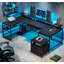 Bureau en U Keon-1178814699