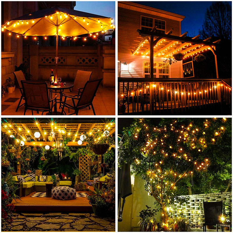Ambry 975.4cm LED Battery Powered 80 - Bulb Fairy Lights String Light