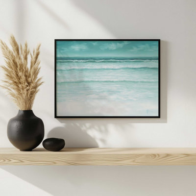 White Sand, Blue Water by Georgia Janisse Art Print