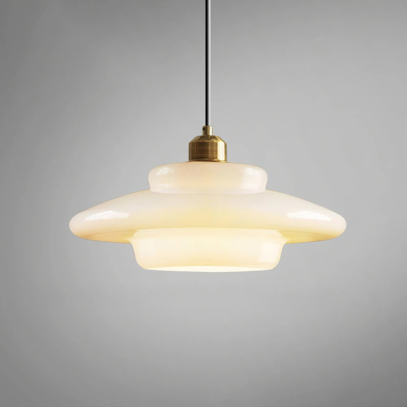 American Industrial Style Glass Single Pendant Lamp
