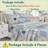 4 Piece 100% Cotton Guest Room Sheet Set Case Pack-128866099
