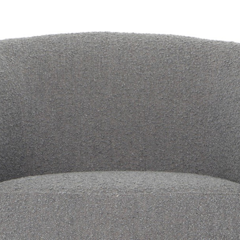 Yancy Barrel Chair, Charcoal