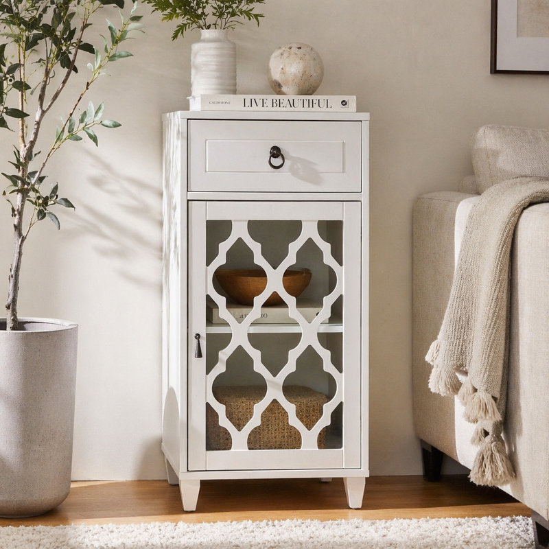 Table d'appoint avec porte de tiroir