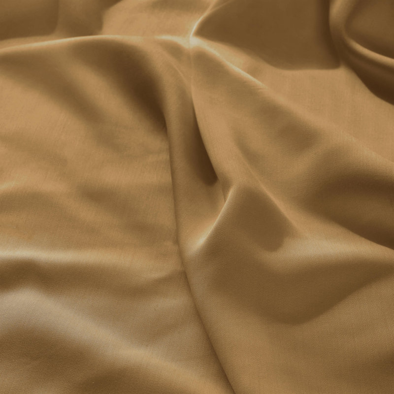 Ensemble de draps 100% rayonne de bambou Blue Nile Mills, Ensemble de draps très grand californien avec 2 t, Doré