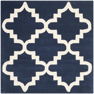 Carolene Hand Tufted Wool Geometric Rug