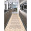 Tapis de couloir gris/beige à motif de laine de noué à la main New Age Ushak gris/beige à motif de Tapis décoratif