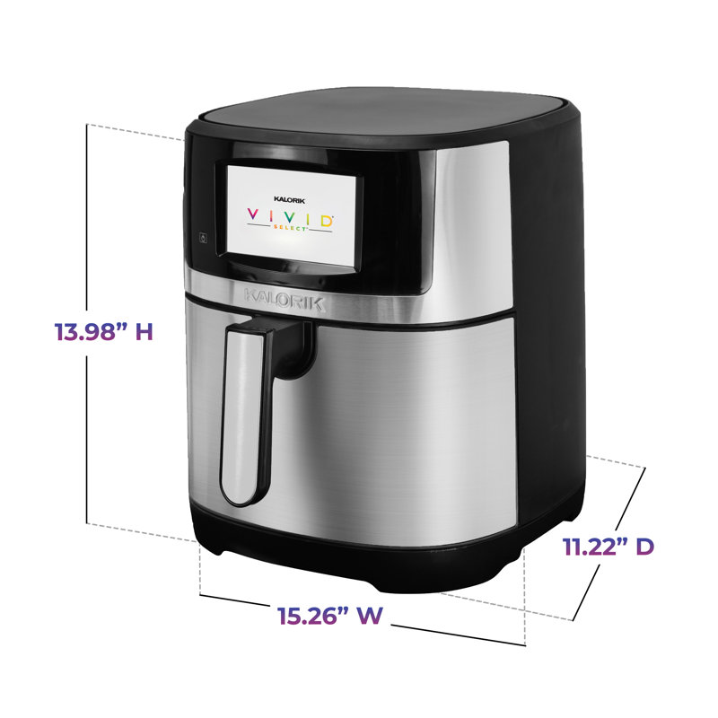 Friteuse à air Kalorik® Vivid 7 Quart