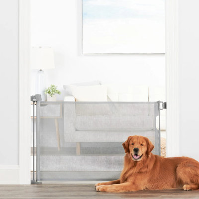 Barrière rétractable pour animaux