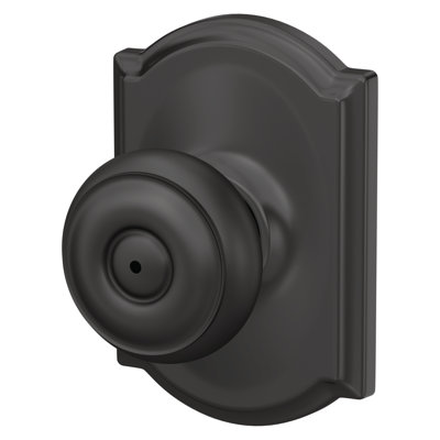 Georgian Privacy Knob with Camelot Trim
